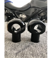 25 mm Inaltatore / Suport Ghidon 1 Inch Handlebar Riser Clamp Compatible With Harley Kawasaki Suzuki Yamaha Honda 030-017-25m...