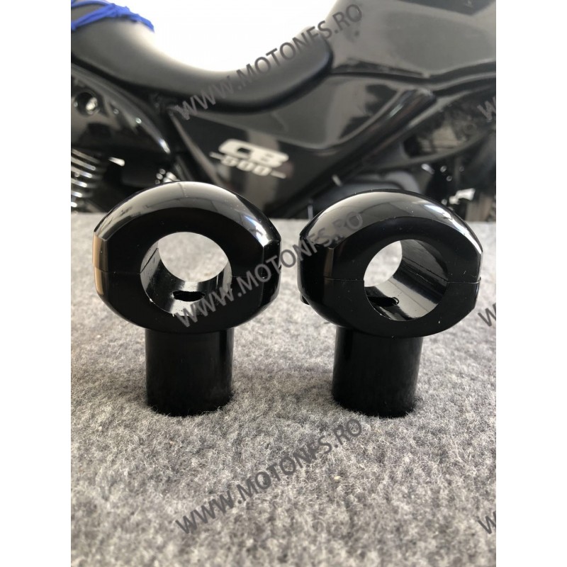 25 mm Inaltatore / Suport Ghidon 1 Inch Handlebar Riser Clamp Compatible With Harley Kawasaki Suzuki Yamaha Honda 030-017-25m...