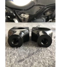 25 mm Inaltatore / Suport Ghidon 1 Inch Handlebar Riser Clamp Compatible With Harley Kawasaki Suzuki Yamaha Honda 030-08-25mm...