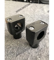 25 mm Inaltatore / Suport Ghidon 1 Inch Handlebar Riser Clamp Compatible With Harley Kawasaki Suzuki Yamaha Honda 030-08-25mm...