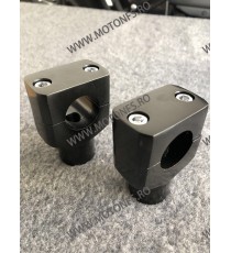 25 mm Inaltatore / Suport Ghidon 1 Inch Handlebar Riser Clamp Compatible With Harley Kawasaki Suzuki Yamaha Honda 030-08-25mm...