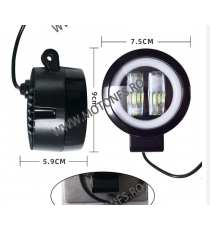Proiector LED Angel Eye Moto, Auo, ATV K640L K640L  Proiectoare 95,00 lei 79,00 lei 79,83 lei 66,39 lei product_reduction_per...