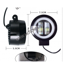 Proiector LED Angel Eye Moto, Auo, ATV K640L K640L  Proiectoare, Lampi & Leduri 95,00 lei 79,00 lei 79,83 lei 66,39 lei produ...