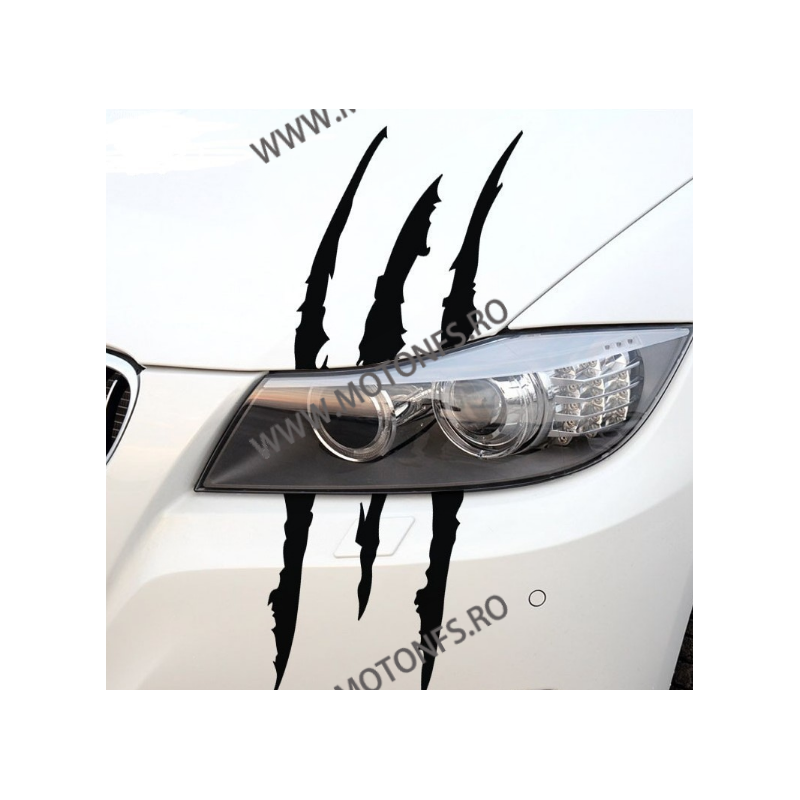 40cm x 12cm 1Buc Autocolant / Sticker Moto / Auto Reflectorizante Stikere Negru Rosu Alb Carena Moto 7D6KD  Autocolante Caren...