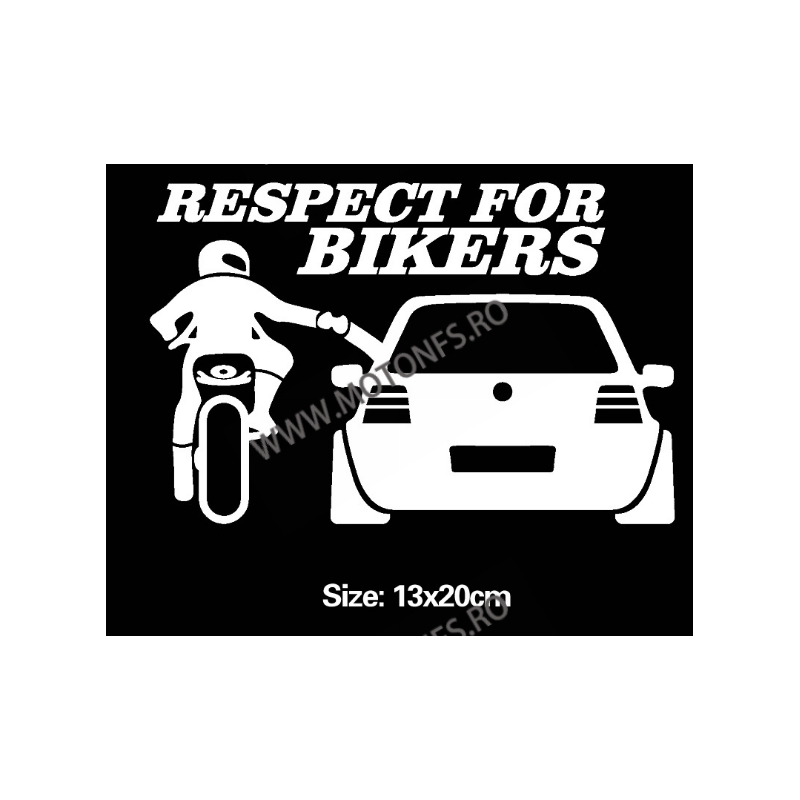 13cmx20cm Respect For Bikers Autocolant / Sticker Moto / Auto Reflectorizante Stikere Carena Moto Q9Z3H Autocolante Carena ... 13cmx20cm Respect For Bikers Autocolant / Sticker Moto / Auto Reflectorizante Stikere Carena Moto Q9Z3H Autocolante Carena ...