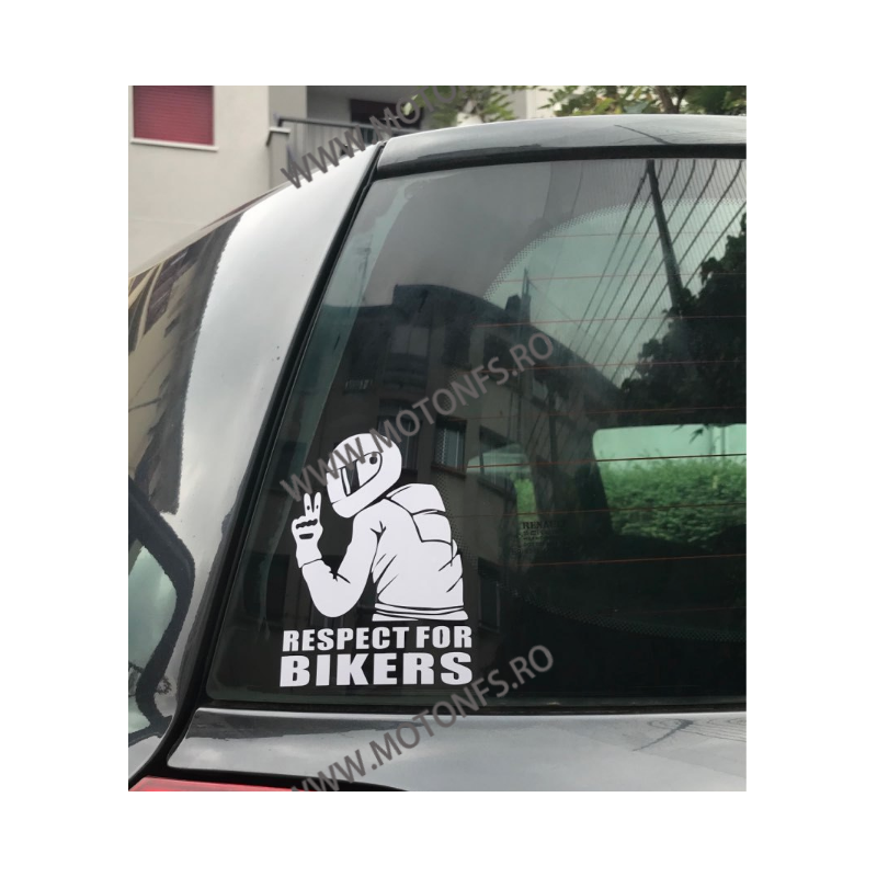 15cm x 15cm Respect For Bikers Autocolant / Sticker Moto / Auto Reflectorizante Stikere Carena Moto 7EWUS Autocolante Carena... 15cm x 15cm Respect For Bikers Autocolant / Sticker Moto / Auto Reflectorizante Stikere Carena Moto 7EWUS Autocolante Carena...