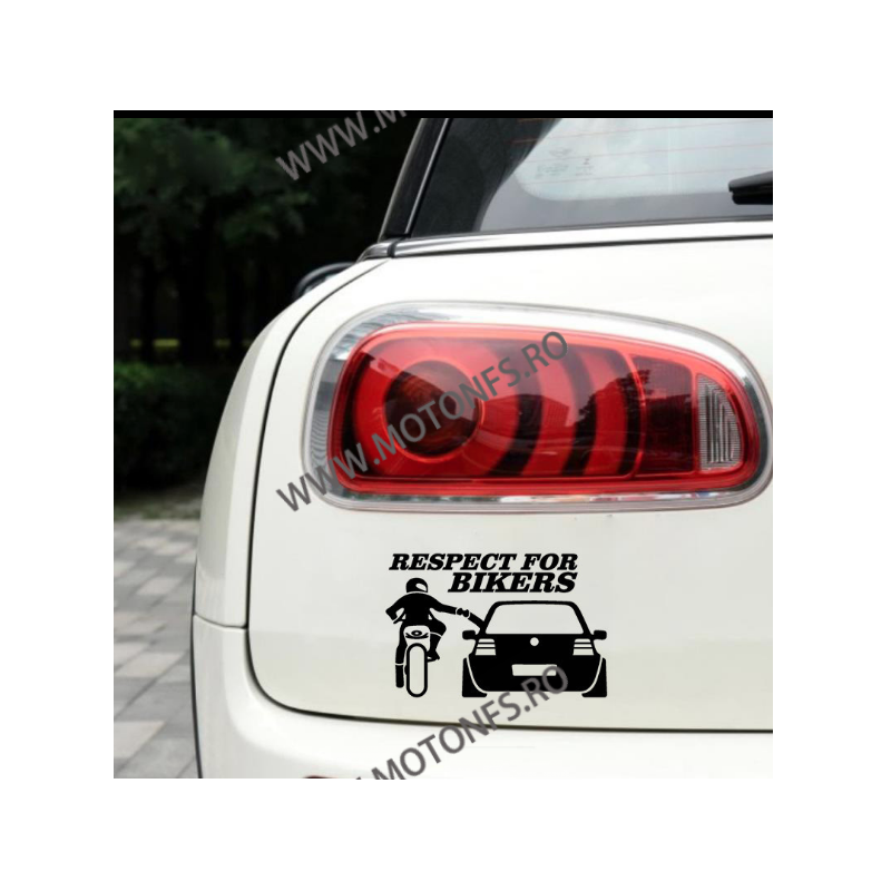 13cm x 20cm Respect For Bikers Autocolant / Sticker Moto / Auto Reflectorizante Stikere Carena Moto DP0KJ Autocolante Caren... 13cm x 20cm Respect For Bikers Autocolant / Sticker Moto / Auto Reflectorizante Stikere Carena Moto DP0KJ Autocolante Caren...