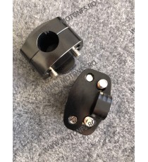 Kit prinderi hanguard-uri / Inaltatore / Suport Pentru Ghidon 22mm CNC Negre 3uns9 3uns9  Suportii Inaltatore Ghidon 125,00 l...