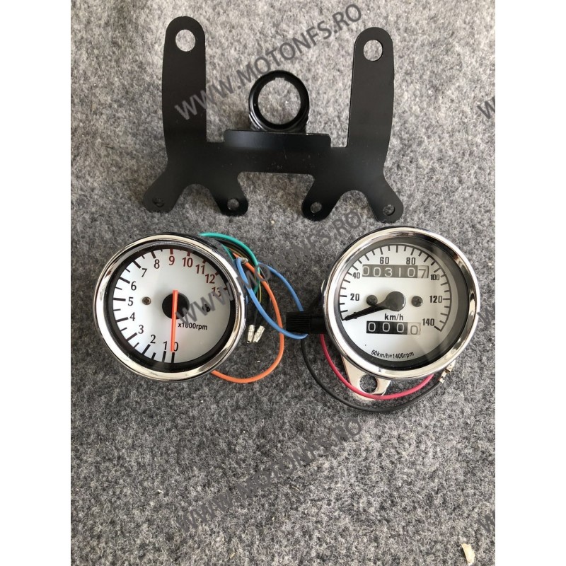 Bord electronic moto kilometraj Si Ceas indicator Turometrudigital universal Cafe Racer motocicleta B715+B717 B715+B717  Kilo...