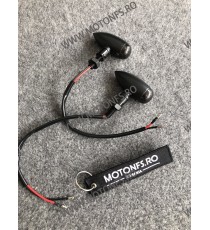 Set 2 Buc Semnale Semnalizatoare Bullet Moto Cafe Racer Bobber Chopper Retro A08Y2 A08Y2  Semnal Universale Cafe Racer Choppe...