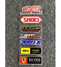 Set Autocolant / Stickere Pentru Moto SHOEI ROCKSTAR DIRT RIDER PROX VR46 BOOS VNQC1  Autocolant / Stikare Carena 15,00 lei 1...