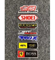 Set Autocolant / Stickere Pentru Moto SHOEI ROCKSTAR DIRT RIDER PROX VR46 BOOS VNQC1  Autocolant / Stikare Carena 15,00 lei 1...