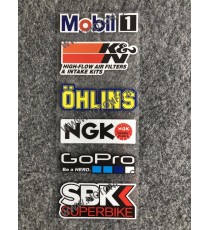 Set Autocolant / Stickere Pentru Moto ATV MOBIL OHLINS K/N NGK GOPRO SKB SUPER BIKE 0YBPR  Autocolant / Stikare Carena 15,00 ...