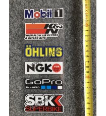 Set Autocolant / Stickere Pentru Moto ATV MOBIL OHLINS K/N NGK GOPRO SKB SUPER BIKE 0YBPR  Autocolant / Stikare Carena 15,00 ...