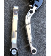 SET MANETE FRANA / AMBREIAJ - PRELUNGITE RABATABILE , pentru 3 sau 4 degeteYamaha Honda Suzuki Dugati KTM BMW 3P70R 3P70R  Ma...