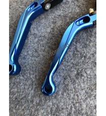 SET MANETE FRANA / AMBREIAJ - PRELUNGITE RABATABILE , pentru 3 sau 4 degeteYamaha Honda Suzuki Dugati KTM BMW 17C8M  Manete R...