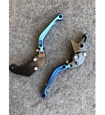 SET MANETE FRANA / AMBREIAJ - PRELUNGITE RABATABILE , pentru 3 sau 4 degeteYamaha Honda Suzuki Dugati KTM BMW 17C8M  Manete R...