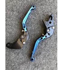 SET MANETE FRANA / AMBREIAJ - PRELUNGITE RABATABILE , pentru 3 sau 4 degeteYamaha Honda Suzuki Dugati KTM BMW 17C8M  Manete R...