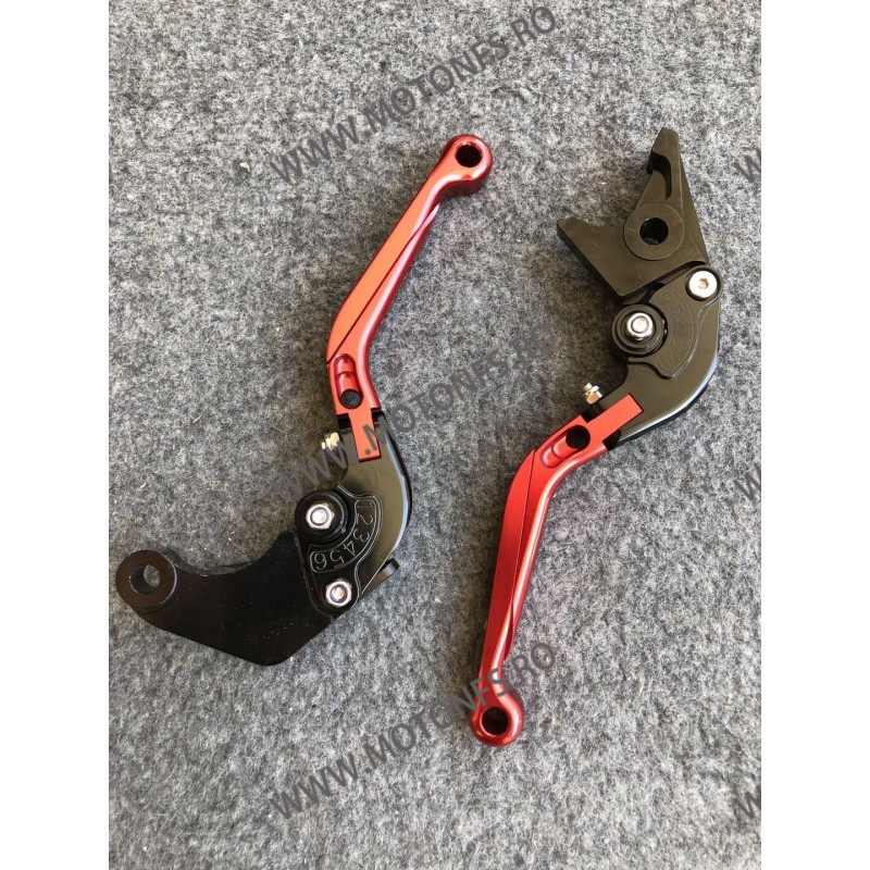 Set MANETE FRANA / AMBREIAJ - PRELUNGITE RABATABILE , pentru 3 sau 4 degeteYamaha Honda Suzuki Dugati KTM BMW WFCF8 WFCF8  Ma...