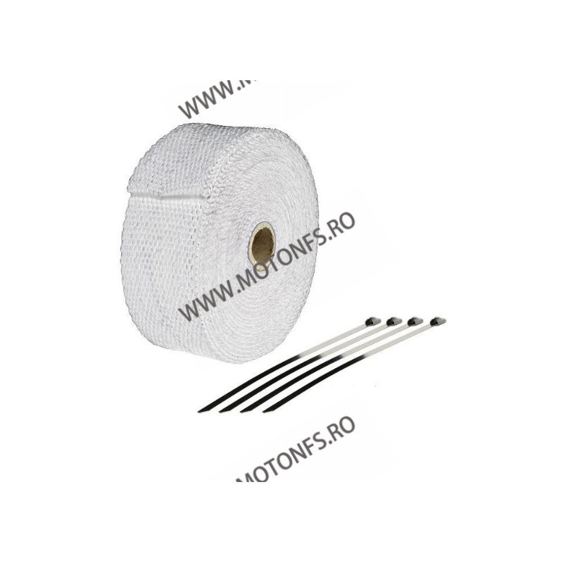 SIFAM - BANDA TERMICA (PT. EVACUARI), LUNGIME - 10m, LATIME 50mm, GROSIME 1,5mm - ALB (+4 COLIERE) SD-BTE100B  Protecție & Iz...