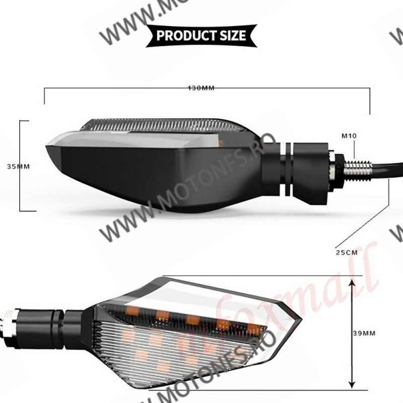 Set 2 Buc Semnalizare Fata Semnale LED universale M10 U8353 U8353 Semnalizare Moto LED Universale 65,00 lei 65,00 lei 54,62 ... Set 2 Buc Semnalizare Fata Semnale LED universale M10 U8353 U8353 Semnalizare Moto LED Universale 65,00 lei 65,00 lei 54,62 ...