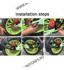 Kit Aparatoare Noroi Motocicleta Aripa Spate Uiversala Neagra PP6VL PP6VL  Aripa Universal 125,00 lei 99,00 lei 105,04 lei 83...