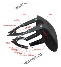 Kit Aparatoare Noroi Motocicleta Aripa Spate Uiversala Neagra PP6VL PP6VL  Aripa Universal 125,00 lei 99,00 lei 105,04 lei 83...