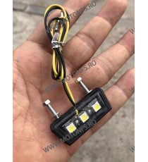 Led-uri numar / luminare numar / motocicleta / scuter / atv / universal Omologat ( E4)  distant intre suruburi 30mm GD84P  Su...