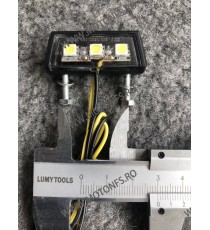 Led-uri numar / luminare numar / motocicleta / scuter / atv / universal Omologat ( E4)  distant intre suruburi 30mm GD84P  Su...