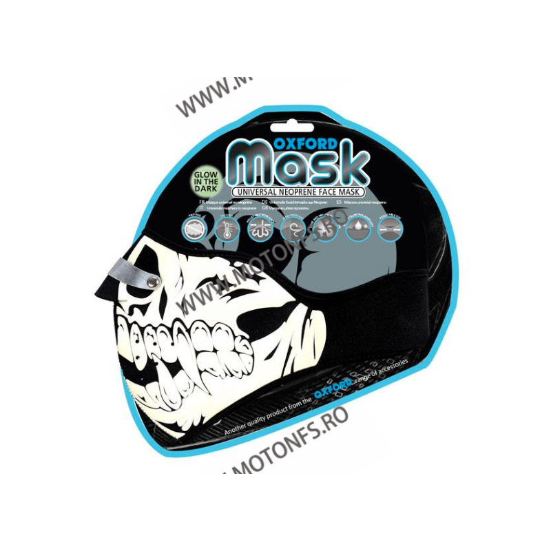 OXFORD - MASK - GLOW SKULL (COD VECHI: OX-NW500) OX-OX629 OXFORD Oxford Masti 85,00 lei 76,00 lei 71,43 lei 63,87 lei product...