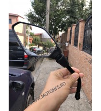 Set 2 Buc Oglinzi + Suportii 22mm+ Adaptor Suruburi M8 M10 Retrovizoare Moto Universal HONDA YAMAHA KAWASAKI SUZUKI ZF001-146...