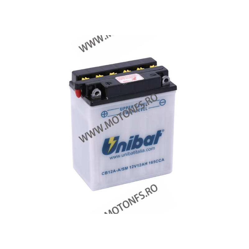 UNIBAT - Acumulator cu intretinere CB12A-A-SM (Yuasa: YB12A-A) 135 x 81 x 161 U295-240-SM UNIBAT Acasa 290,00 lei 290,00 lei ...