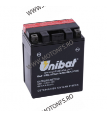 UNIBAT - Acumulator fara intretinere CBTX14AH-BS (Yuasa: YTX14AH-BS) l/b/h 134 x 89 x 166 U295-343-BS UNIBAT Acasa 415,00 lei...