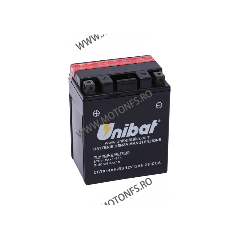 UNIBAT - Acumulator fara intretinere CBTX14AH-BS (Yuasa: YTX14AH-BS) l/b/h 134 x 89 x 166 U295-343-BS UNIBAT Acasa 415,00 lei...