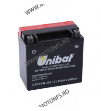 UNIBAT - Acumulator fara intretinere CBTX14L-BS (Yuasa: YTX14L-BS) l/b/h 150 x 87 x 145 U295-339-BS UNIBAT Acasa 330,00 lei 3...