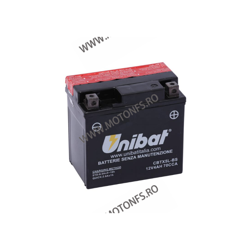 UNIBAT - Acumulator fara intretinere CBTX5L-BS (Yuasa: YTX5L-BS) l/b/h 114 x 71 x 106 U295-311-BS UNIBAT Acasa 125,00 lei 125...
