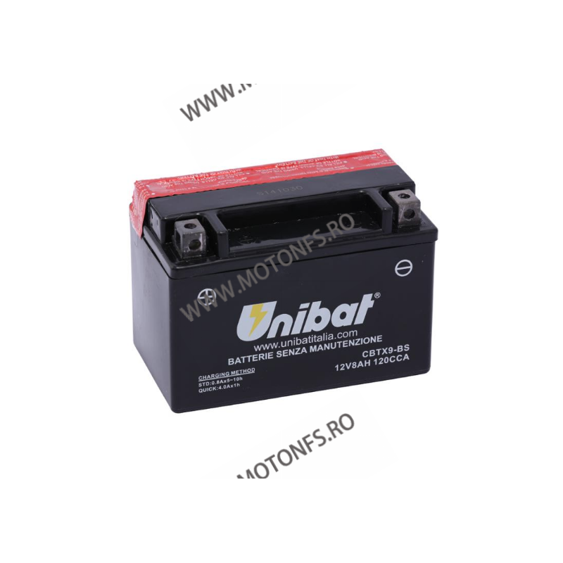 UNIBAT - Acumulator fara intretinere CBTX9-BS (Yuasa: YTX9-BS)l/b/h 152 x 88 x 106 U295-330-BS J UNIBAT Acasa 199,00 lei 179,...