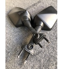 KAWASAKI NINJA 250R EX250 2008 2009 2010 2011 2012 2013 SET 2 BUC OGLINZI STANGA / DREAPTA XF475  Oglinzi Retrovizoare Dedica...