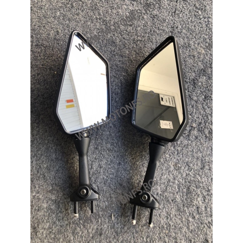 KAWASAKI NINJA 250R EX250 2008 2009 2010 2011 2012 2013 SET 2 BUC OGLINZI STANGA / DREAPTA XF475  Oglinzi Retrovizoare Dedica...