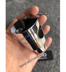 22 mm Inaltatore / Suport Ghidon Handlebar Riser Clamp Universale Compatible With Harley Kawasaki Suzuki Yamaha Honda 030-07-...