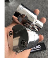 22 mm Inaltatore / Suport Ghidon Handlebar Riser Clamp Universale Compatible With Harley Kawasaki Suzuki Yamaha Honda 030-07-...