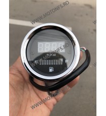 Bord electronic moto LED kilometraj Indicator turometru si afisarea nivelului de benzina in rezervor gh0y gh0y  Kilometraj Un...