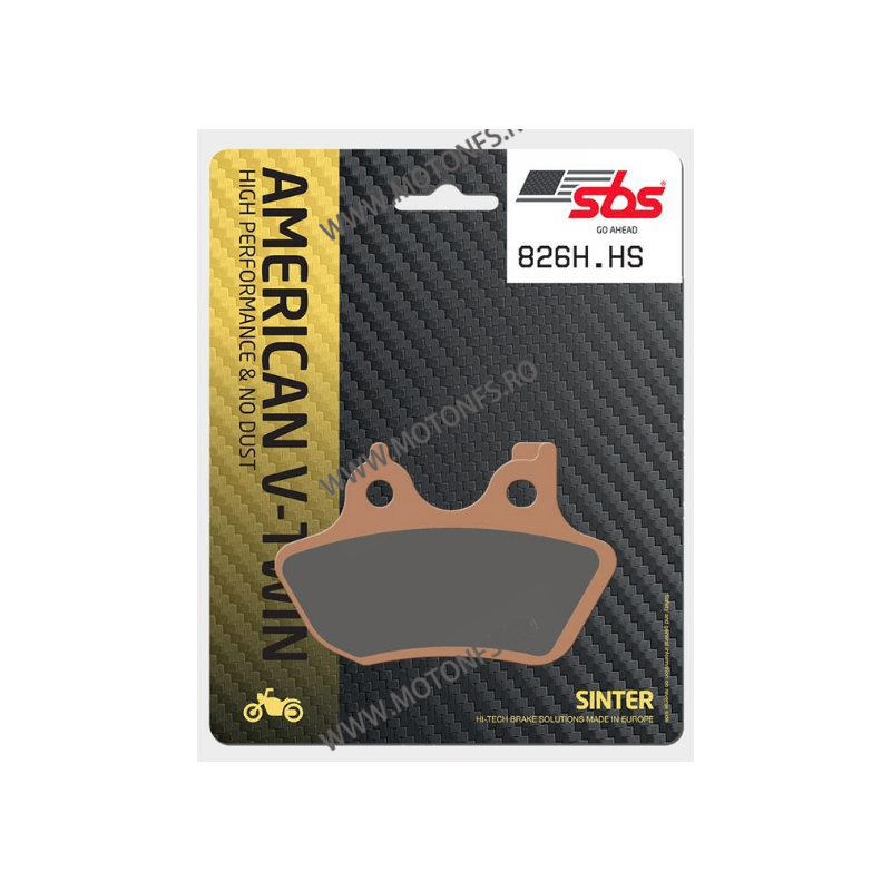 SBS - Placute frana fata si spate AMERICAN V-TWIN - SINTER 826H.LS 585-826-1 SBS Placute Frana SBS 190,00 lei 171,00 lei 159,...