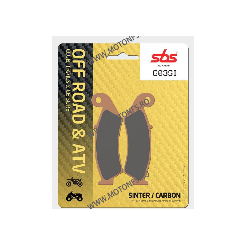 SBS - Placute frana fata OFFROAD - SINTER 603SI 550-603 SBS Placute Frana SBS 125,00 lei 112,50 lei 105,04 lei 94,54 lei -10%