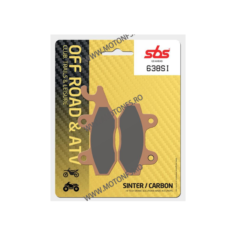SBS - Placute frana fata OFFROAD - SINTER 638SI 550-638 SBS Placute Frana SBS 115,00 lei 103,50 lei 96,64 lei 86,97 lei -10%