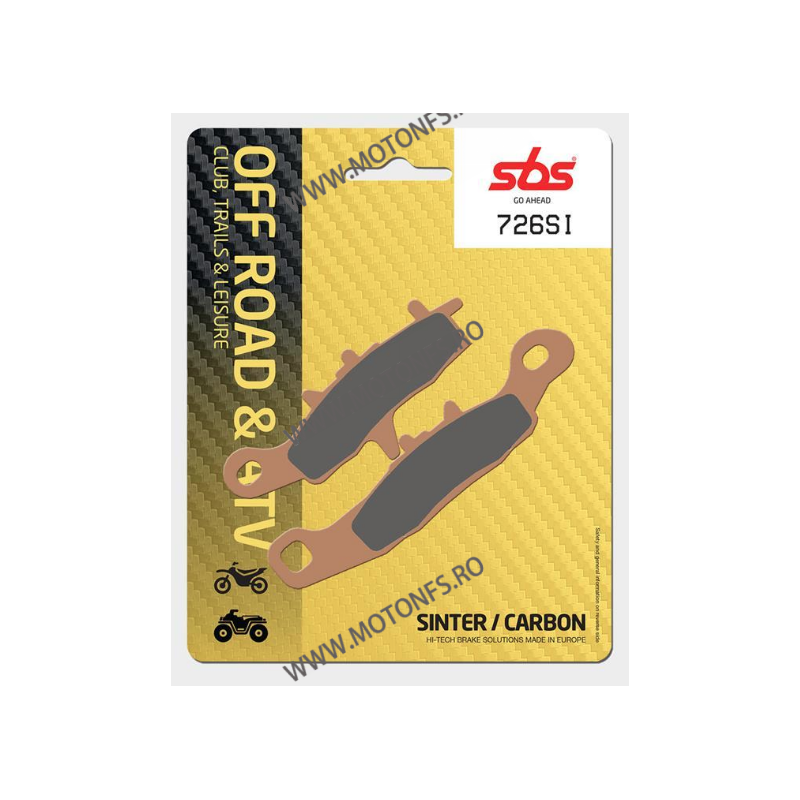 SBS - Placute frana OFFROAD - SINTER 726SI 550-726 SBS Placute Frana SBS 125,00 lei 112,50 lei 105,04 lei 94,54 lei -10%