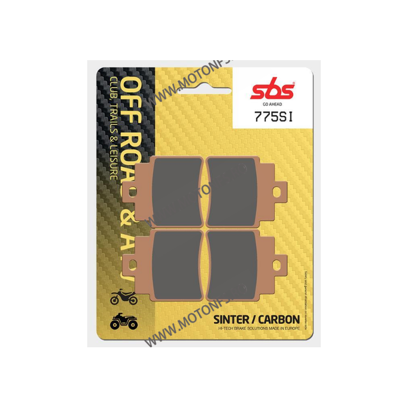 SBS - Placute frana OFFROAD - SINTER 775SI 550-775 SBS Placute Frana SBS 115,00 lei 103,50 lei 96,64 lei 86,97 lei -10%