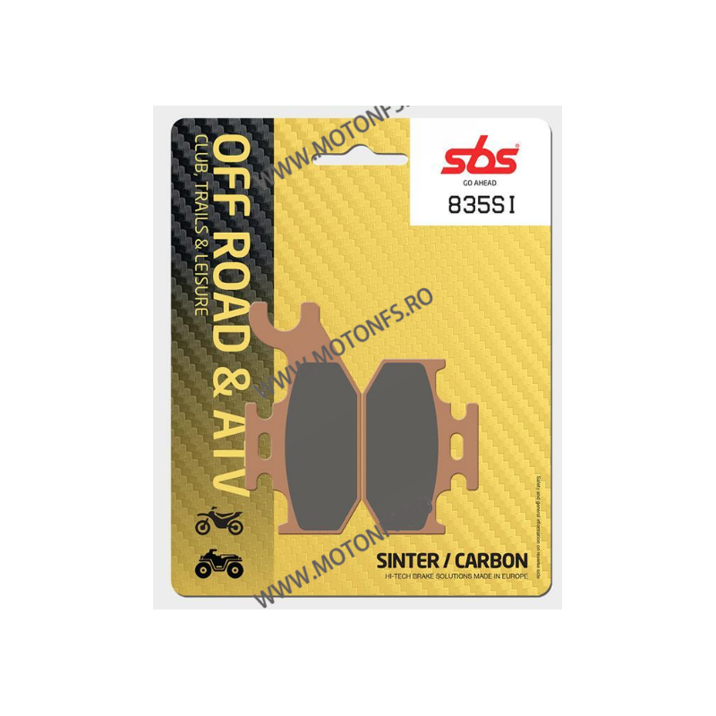 SBS - Placute frana fata Stanga OFFROAD - SINTER 835SI 550-835 SBS Placute Frana SBS 115,00 lei 103,50 lei 96,64 lei 86,97 le...