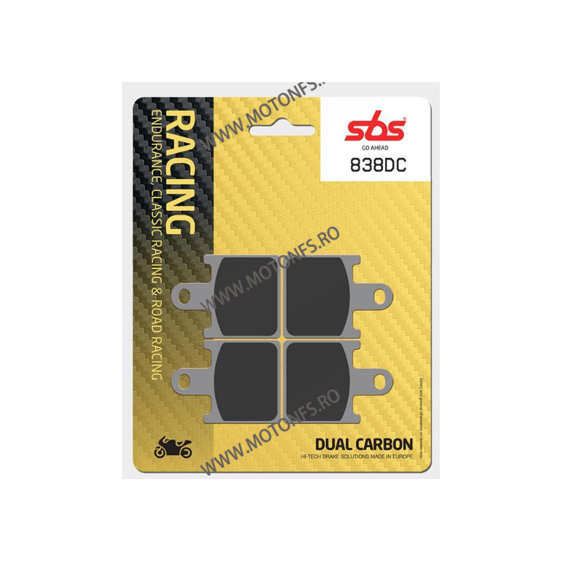 SBS - Placute frana fata RACING - DUAL CARBON 838DC 560-838-4 SBS Placute Frana SBS 340,00 lei 306,00 lei 285,71 lei 257,14 l...