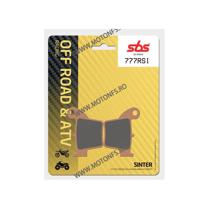 SBS - Placute frana spate RACING OFFROAD - SINTER 777RSI 560-777-5 SBS Placute Frana SBS 140,00 lei 126,00 lei 117,65 lei 105...
